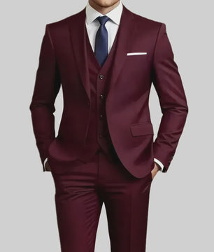 Elegante Heren Kostuum Set - Slim Fit Smoking voor Bruiloften & Formele Gelegenheden