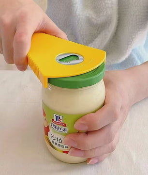 Multifunctionele Blikopener, Flesopener en Potopener - 5-in-1 Keukenhulp