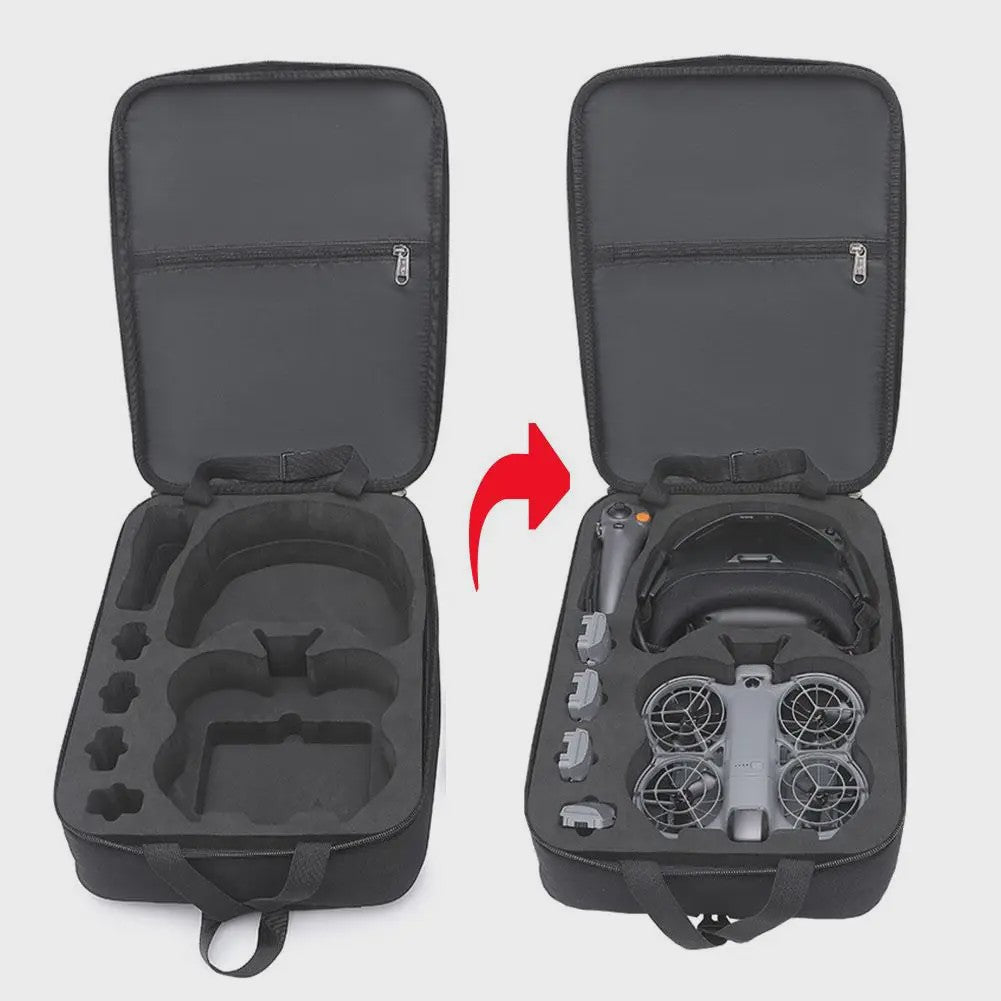 Robuuste Hard-Shell Rugzak voor DJI Neo 2 Motion Fly More Combo Drone - Schokbestendige Opbergtas
