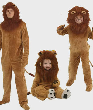 Luxe Leeuwenkostuum - Kind & Volwassene - Dierenkostuum voor Carnaval & Halloween