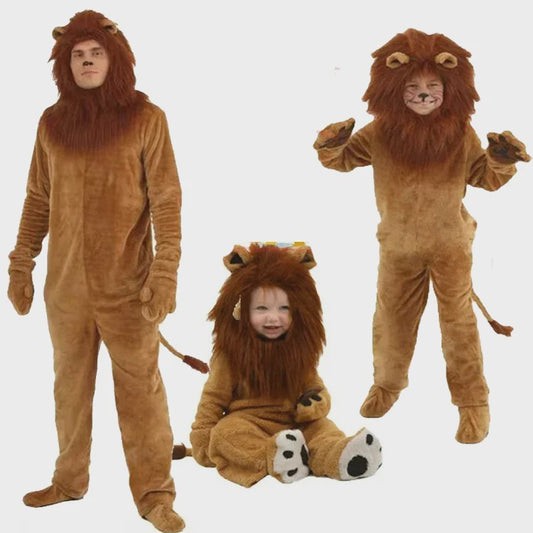 Luxe Leeuwenkostuum - Kind & Volwassene - Dierenkostuum voor Carnaval & Halloween