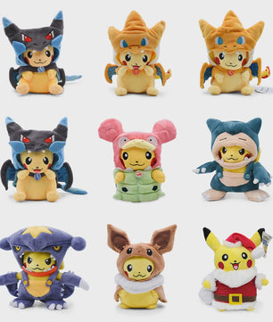 Pikachu, Eevee & Lucario Cosplay Pluche Speelgoed - 20-30CM Collectible Knuffel
