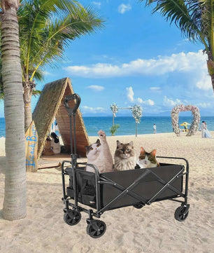 Opvouwbare Bolderkar - Grote Capaciteit, All-Terrain, Camping & Transportkar