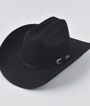 Uniseks Vintage Western Cowboyhoed met Leren Band - Stijlvolle Hoed voor Heren en Dames