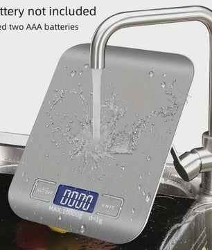 Precisie Keukenweegschaal Digitaal - 10kg/1g - Roestvrij Staal - Bakken & Koken