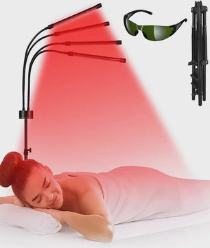 Professionele Roodlicht & Near-Infrared Lamp met Timer - 660nm/850nm - Verstelbaar Statief