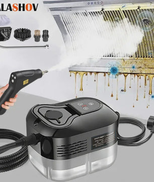 Krachtige 2500W Hogedruk Stoomreiniger - Multifunctioneel & Hittebestendig voor Huis & Auto