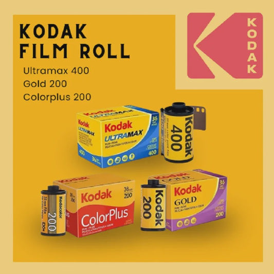 Kodak 35mm Kleurenfilm: ColorPlus 200, UltraMax 400, Gold 200 (36 Exp.)