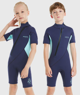 2mm Kinder Wetsuit Shorty voor Jongens & Meisjes - Neopreen Zwempak voor Strand & Watersport
