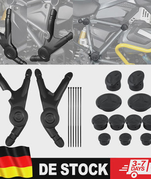 Frame Gaten Afdekking Set & Frame Protector voor BMW R1250GS Adventure (2018-2024) & R1200GS ADV (2014-2018)