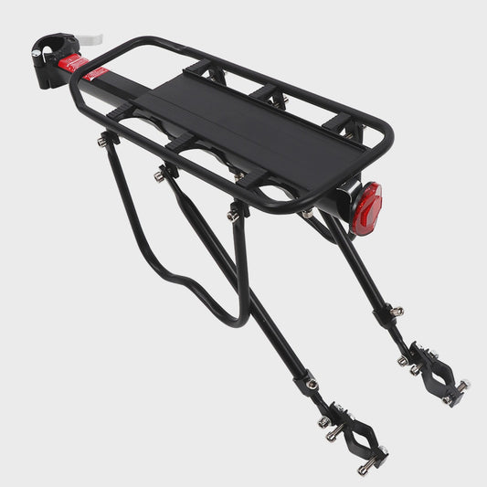 Aluminium Fietscarrier Zwart - Robuuste Bagagedrager Achter voor Fietsen