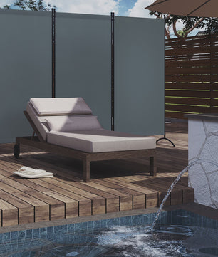 Vrijstaande Tuinafzetting 3 Panelen 255x182cm - Flexibele Afscheiding voor Balkon & Terras