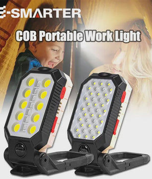 ESMARTER COB Werklamp - Draagbaar, USB Oplaadbaar, Noodverlichting & Zaklamp