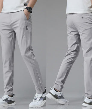 Heren Stretch Slim Fit Casual Broek - Ademend & Comfortabel voor Golf en Sport