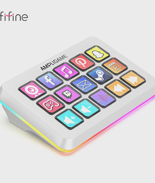 FIFINE D6 Macro Stream Controller: 15 Programmeerbare Toetsen voor Streamen
