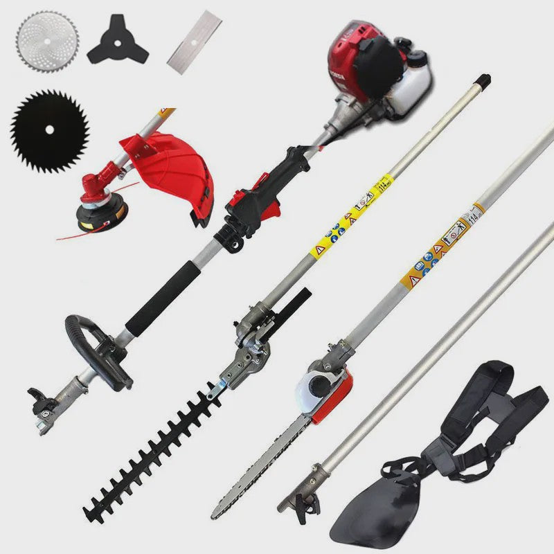 Krachtige 6-in-1 Bosmaaier & Grastrimmer met FKGX50 4-takt motor