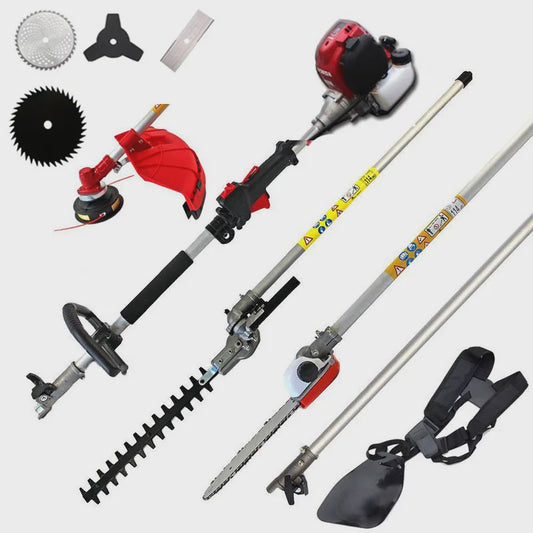 Krachtige 6-in-1 Bosmaaier & Grastrimmer met FKGX50 4-takt motor