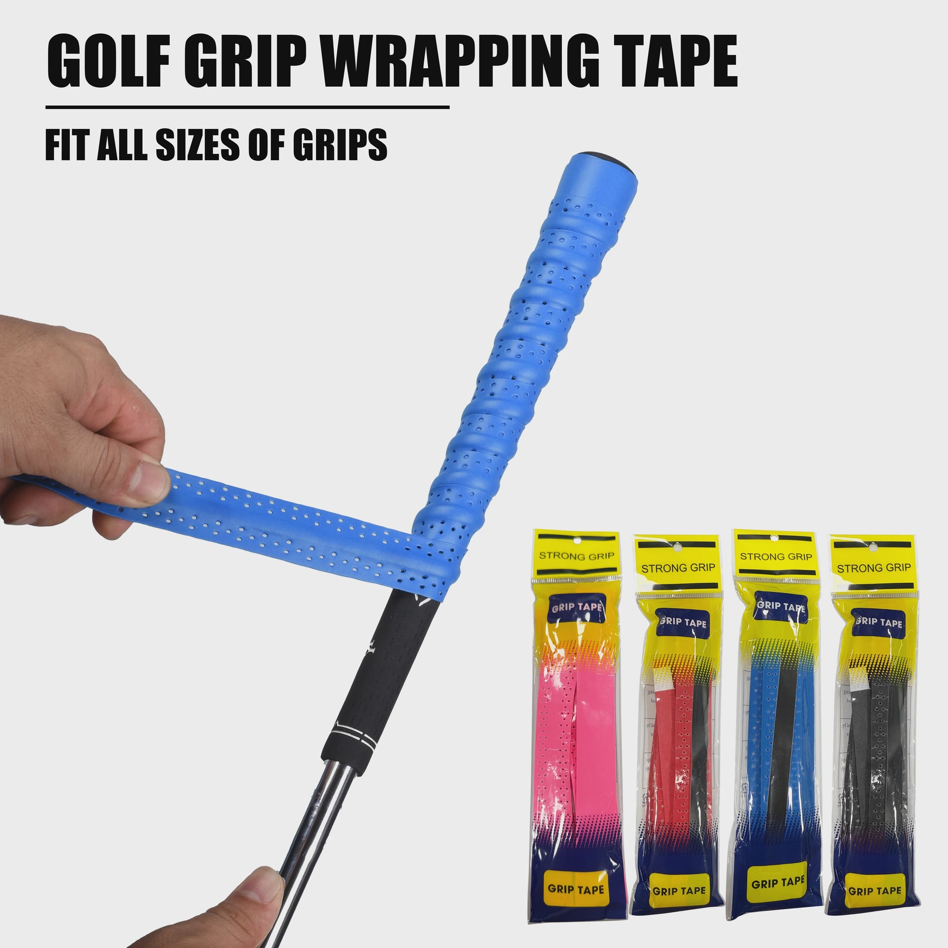 Golf Grip Tape - Antislip, Zweetbestendig PU Wrap voor Golfclubs