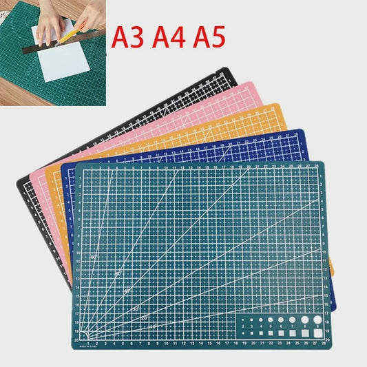PVC Snijmat A3/A4/A5 - Beschermende Werkbank Onderlegger voor Handwerk, Naaien & Precisiewerk