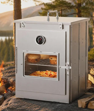 Opvouwbare Camping Oven - Roestvrij Staal - Draagbare Pizza & Brood Oven voor Buiten