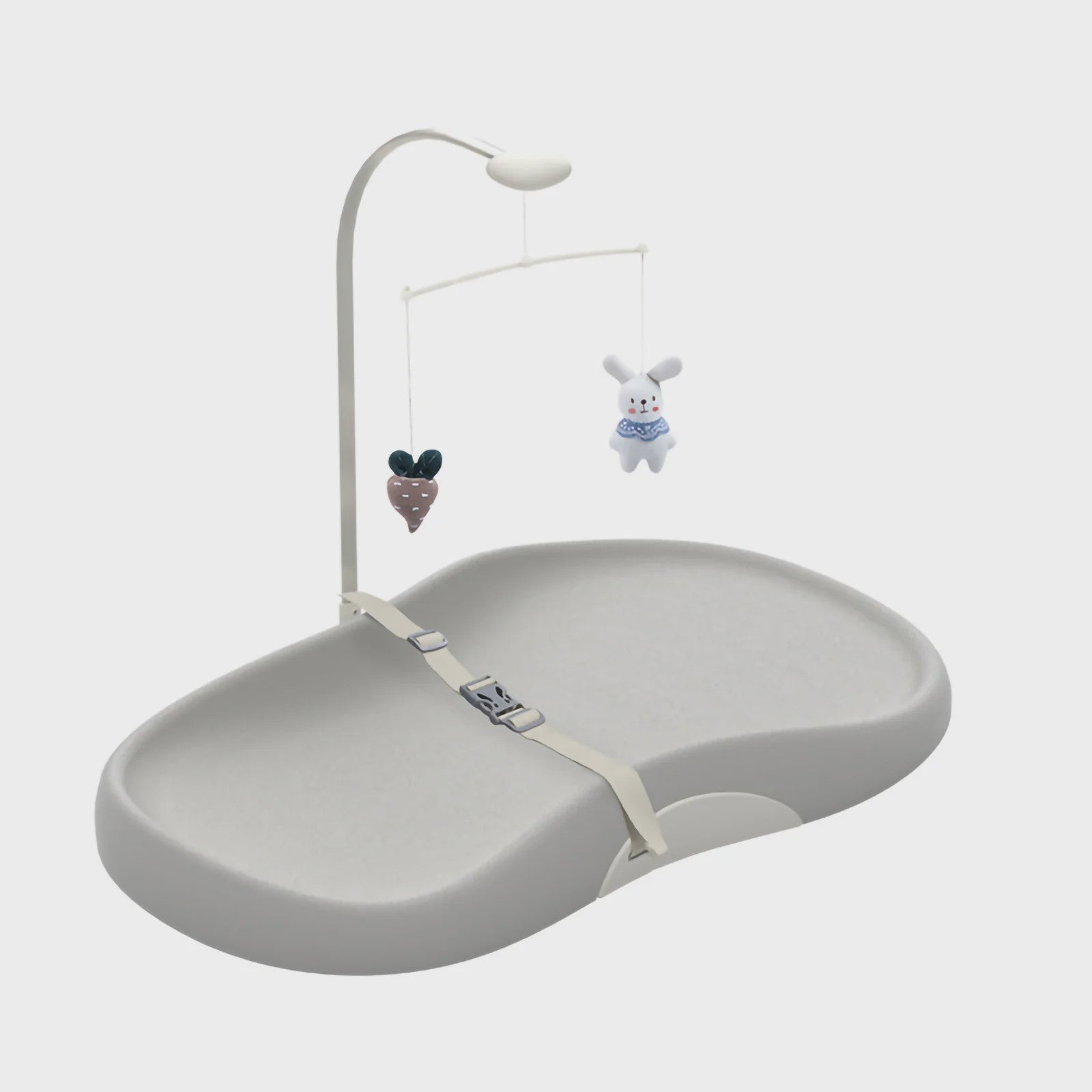 Comfortabele Baby Verschoonmat met Anti-slip, Makkelijk Reinigbaar & Speelboog