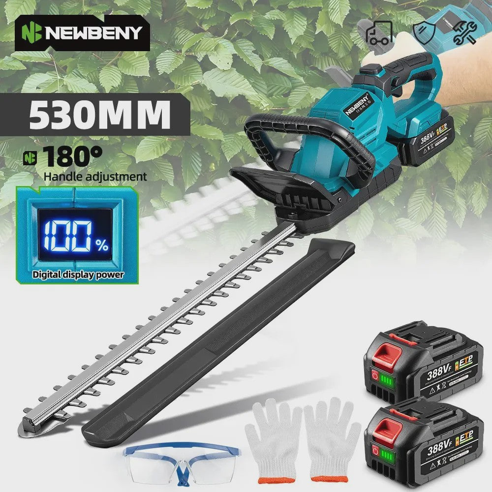 Elektrische Heggenschaar met 180° Verstelbare Handgreep - Compatibel met Makita Accu