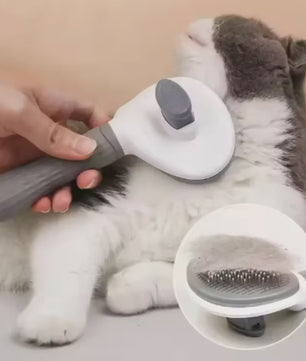 Zelfreinigende Honden- en Kattenborstel – Efficiënte Haarverwijderaar voor Verzorging