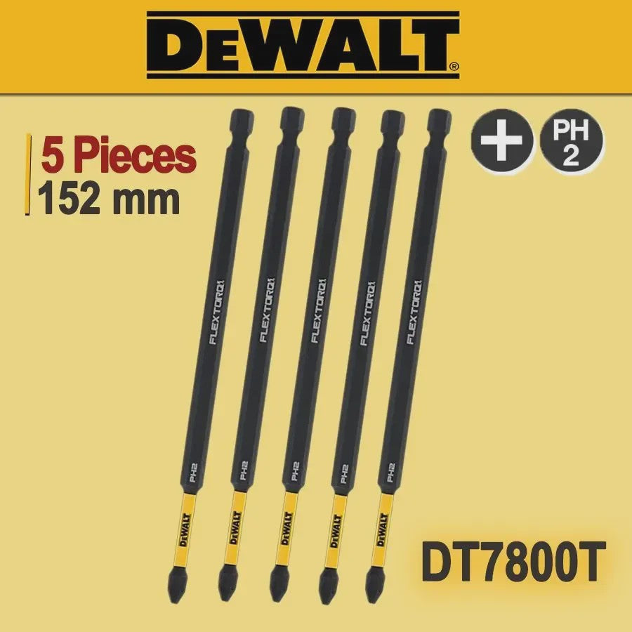 DEWALT PH2 152mm Impact Schroefbit - Hoge Hardheid & Versterkt