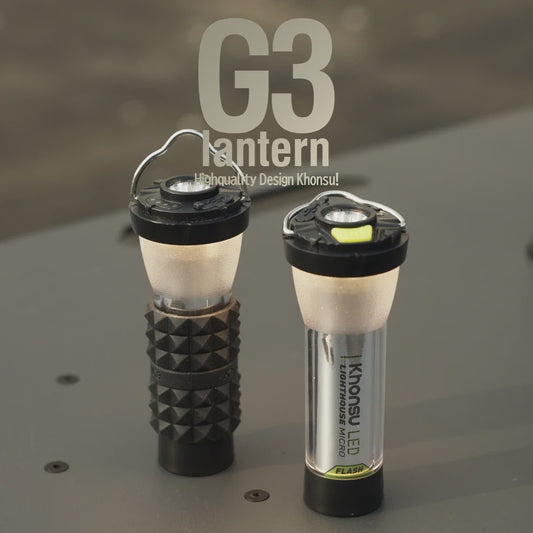 GZ Lighthouse Campinglamp - 3000mAh, Lange Batterijduur, LED Sfeerverlichting & Zaklamp