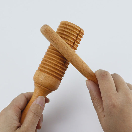 Handgemaakt Houten Kikker Percussie Instrument - Orff Instrument voor Muziek en Ontspanning