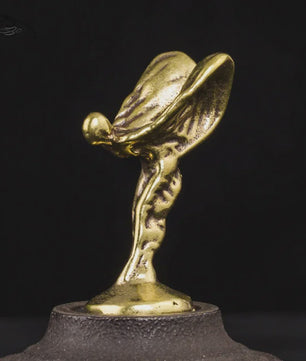 Handgemaakt Koperen Beeldje - Vintage Bronzen Mannetje voor Bureau & Huisdecoratie