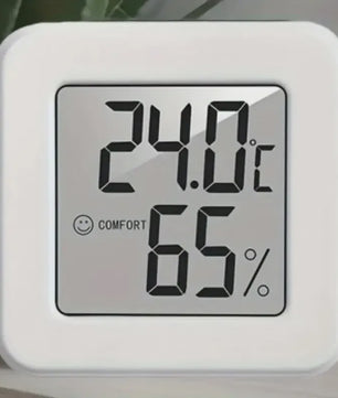 Compacte Digitale Thermometer en Hygrometer - Meet Temperatuur & Vochtigheid Binnenshuis