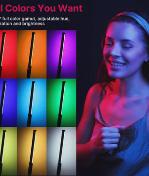 Ulanzi VL119 RGB Stick Light: Handheld LED Videolamp voor Creatieve Verlichting