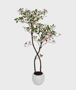 Hoge Kunst Jasmijnboom met Bloemen - Realistische Nep Jasmijnplant voor Binnen & Buiten