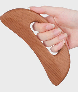 Houten Guasha Board & Lymfedrainage Massager - Ontspanning en Herstel