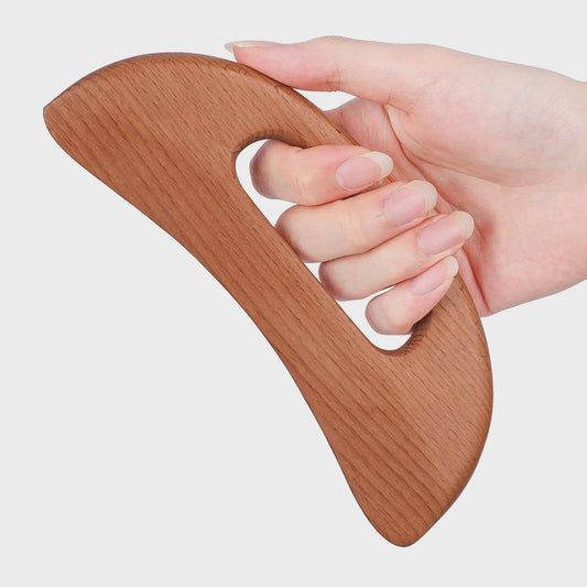 Houten Guasha Board & Lymfedrainage Massager - Ontspanning en Herstel