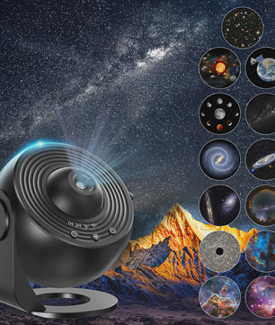 Galaxy Projector Sterrenhemel Projector - Planetarium met 12 Thema's voor Kinderkamer