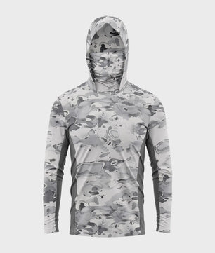 Herenshirt met Lange Mouwen en 3D Visprint - Ademend & Comfortabel voor Outdoor Activiteiten