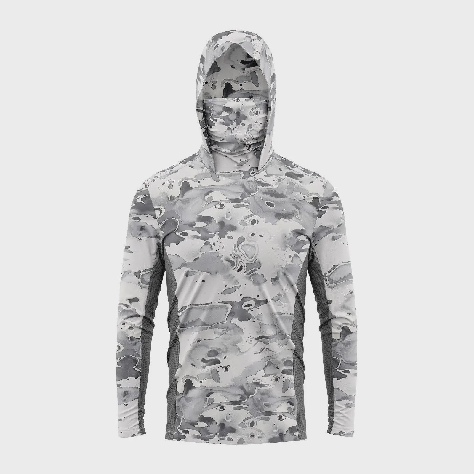 Herenshirt met Lange Mouwen en 3D Visprint - Ademend & Comfortabel voor Outdoor Activiteiten