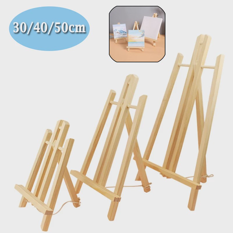 Houten Mini Ezel Display Stand 30/40/50cm - Voor Kunst, Foto's & Decoratie