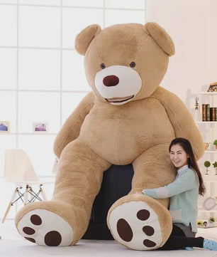 Reusachtige Knuffelbeer Pluche - 100-260cm Ongevuld - Zacht & Groot - Cadeau voor Kinderen