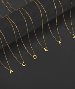 Ketting met Initiaal Letter A-Z - Elegante RVS Hanger Ketting voor Dames
