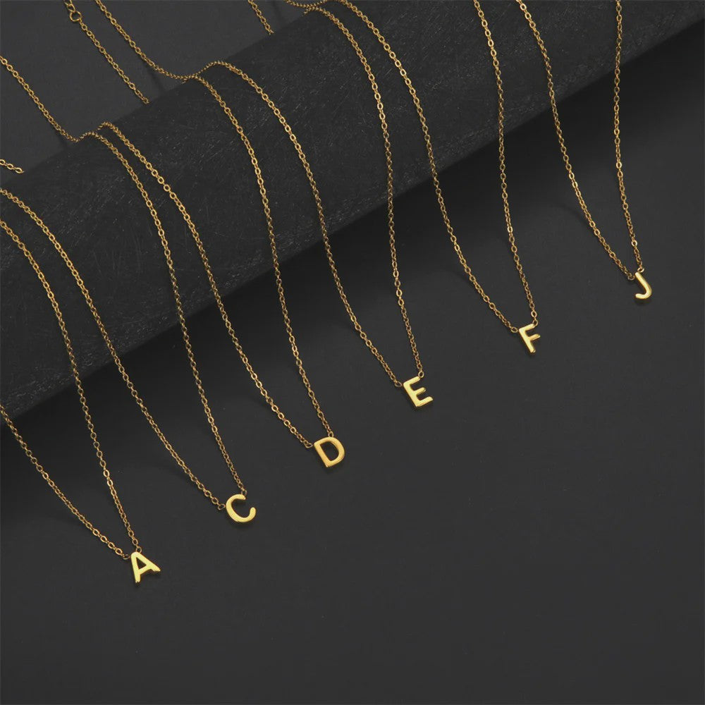 Ketting met Initiaal Letter A-Z - Elegante RVS Hanger Ketting voor Dames