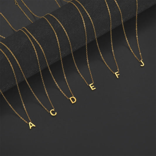Ketting met Initiaal Letter A-Z - Elegante RVS Hanger Ketting voor Dames