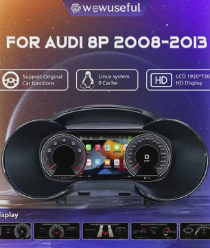 Digitale Cockpit Instrumentenpaneel LCD voor Audi A3 8P (2005-2013)