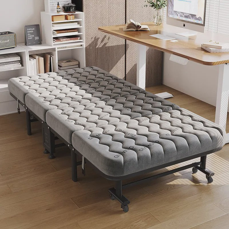 Opvouwbaar Logeerbed met Traagschuim Matras en 360° Wielen - Draagbaar en Comfortabel