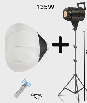 135W Bowens LED Studio Lamp met 90cm Honeycomb Softbox & Statief