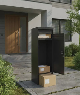 XXL Pakketbrievenbus met Cijferslot - Staal - 50kg Capaciteit - 35.5x29.5x105.5cm