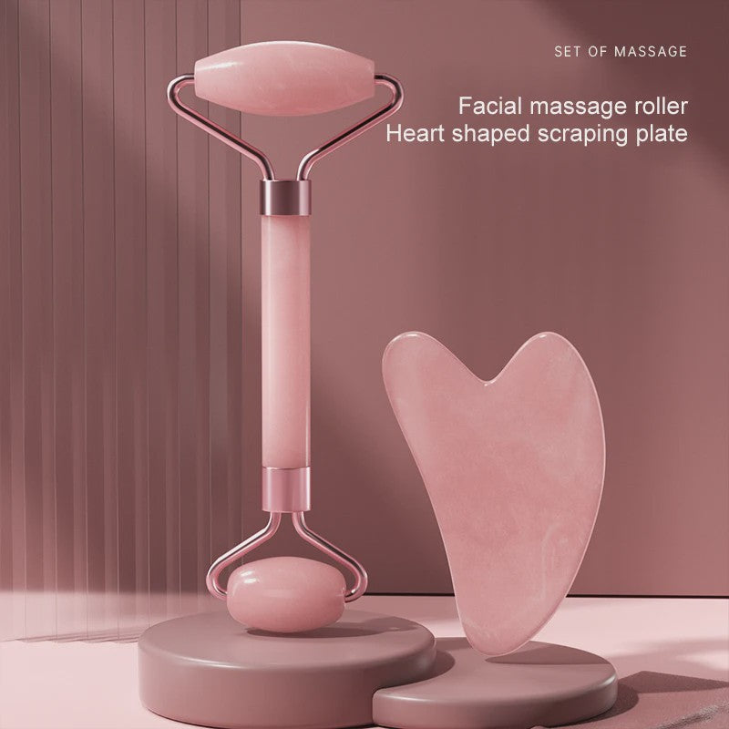 Gezichtsroller & Gua Sha Set - Resin Massage Roller voor Gezicht, Nek en Ogen - Beauty & Huidverzorging