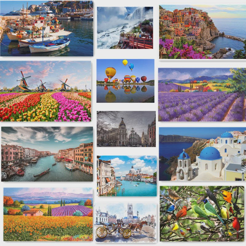 500 Stukjes Puzzel: Prachtige Landschap & Olieverf Kunst - Ontspanning voor Volwassenen & Familie